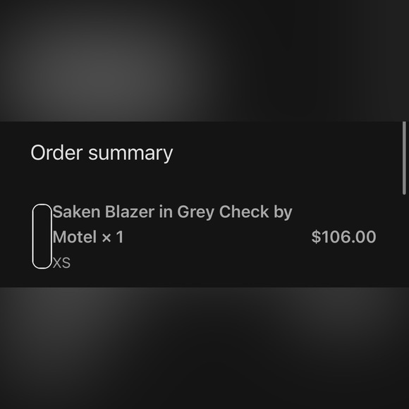 Motel Rocks Plaid Blazer - Picture 7 of 7